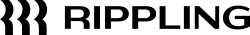 rippling logo black